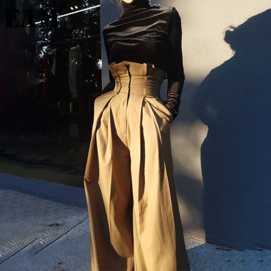 Pantalón Cintura Alta Efecto Piernas Largas