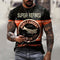 Camiseta Deportiva Slim Fit para Hombre con Estampado Moderno