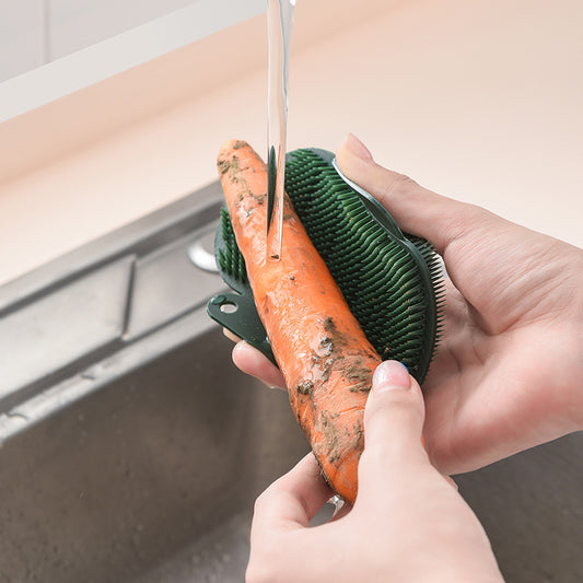 Cepillo Multifuncional de Limpieza para Frutas y Verduras con Cactus - Image 2