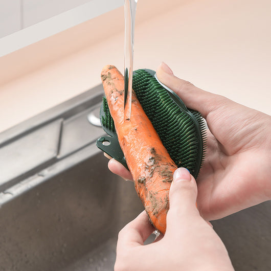 Cepillo Multifuncional de Limpieza para Frutas y Verduras con Cactus - Image 2