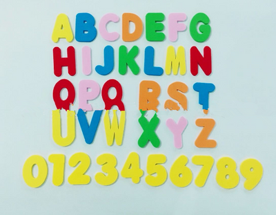 Juguete Educativo EVA Alfabeto 26 Letras y Números para Baño Infantil - Image 3