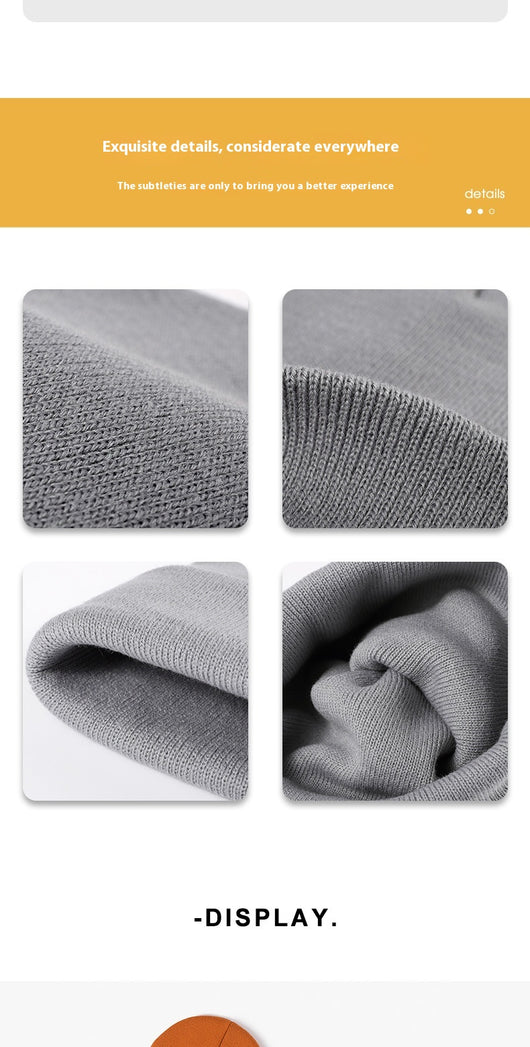 Gorro de Lana Grueso Doble Capa para Hombre - Calidez Simple - Image 16