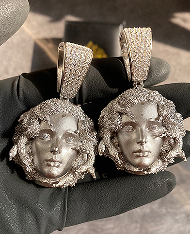 Dije Hip-Hop de Diamantes Completos Estilo Europeo y Americano - Image 10