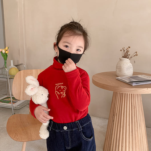 Blusa Térmica Cuello Alto con Diseño Infantil - Colección Año Nuevo Velvet - Image 23