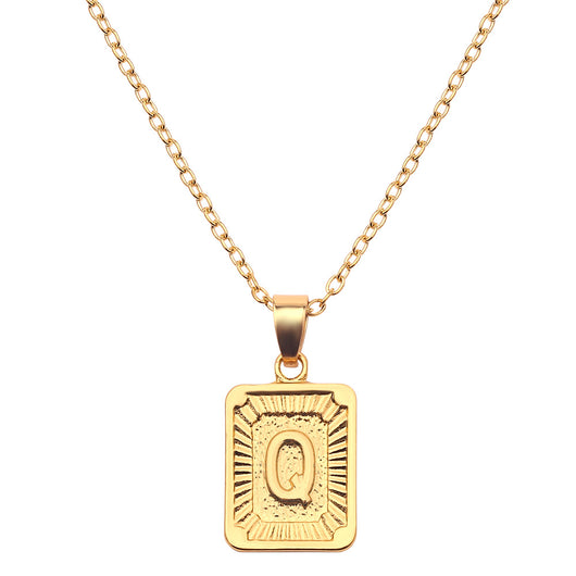 Collar con Dije de Letra del Alfabeto Inglés - Image 32