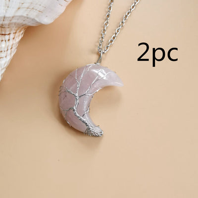 Collar Árbol de la Vida en Amatista Natural Hecho a Mano - Colgante de Fortuna - Image 17