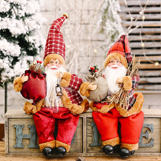 Adornos Muñecos Papá Noel para Árbol de Navidad - Image 2