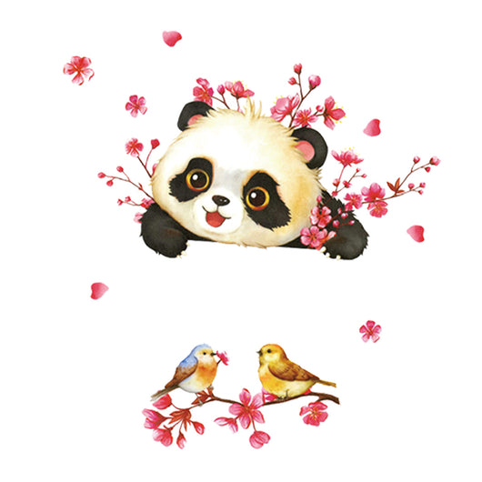 Vinilo Decorativo Rama de Cerezo con Panda Gigante - Image 5
