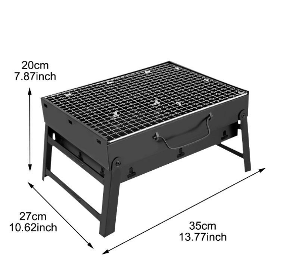 Parrilla Portátil Plegable para Camping y Asados