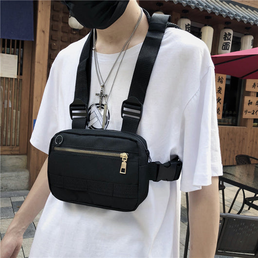 Chaleco Táctico Funcional con Mochila Pectoral para Hombre - Image 3