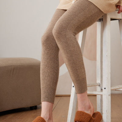 Leggings Térmicos Cintura Alta de Cachemira - Ajuste Slim Cómodo