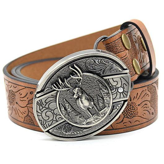Cinturón de Cuero con Grabado Personalizado y Hebilla Suave - Image 26