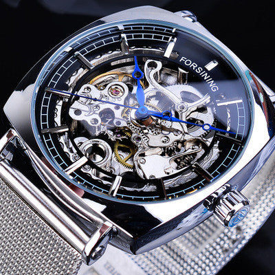Reloj Mecánico Automático para Hombre con Esfera Esqueletizada - Image 4