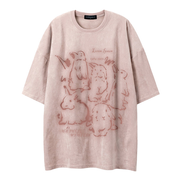 Camiseta Estampada Unisex de Moda