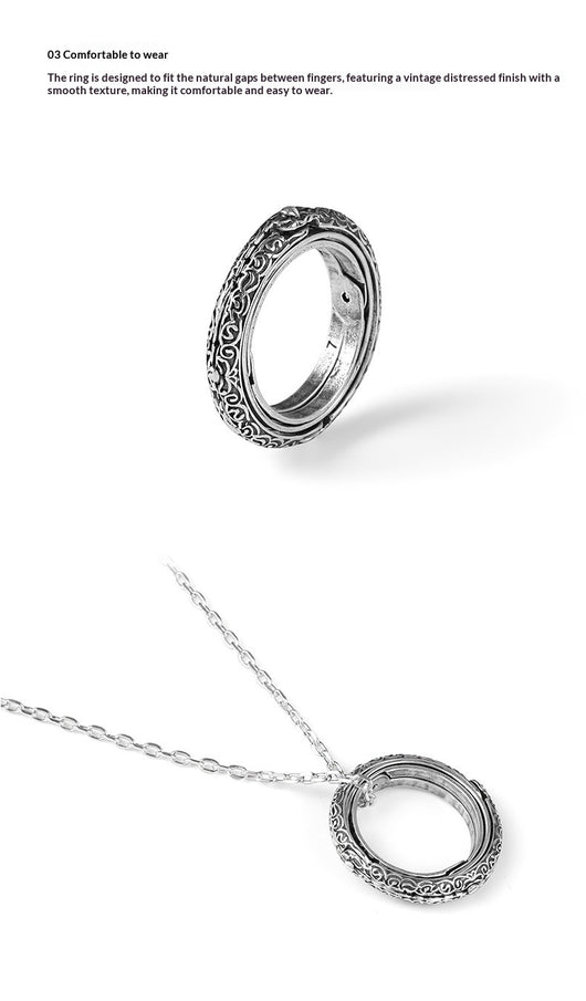 Anillo Astronómico Transformable para Hombre - Diseño Globo Celeste - Image 14