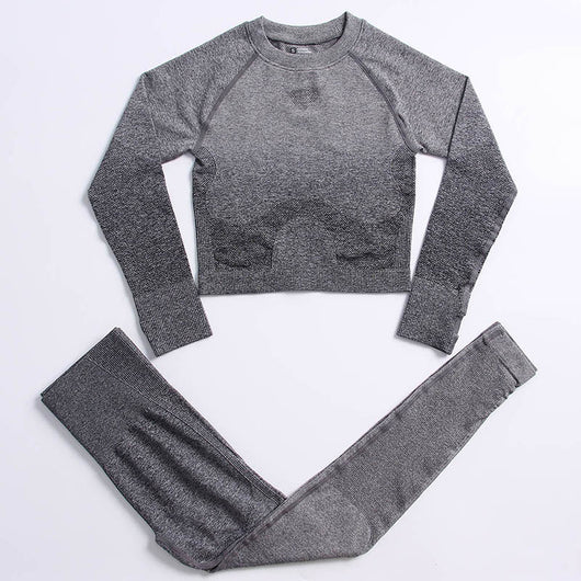 Conjunto Deportivo Yoga Degradado para Mujer - Transpirable y Cómodo - Image 6