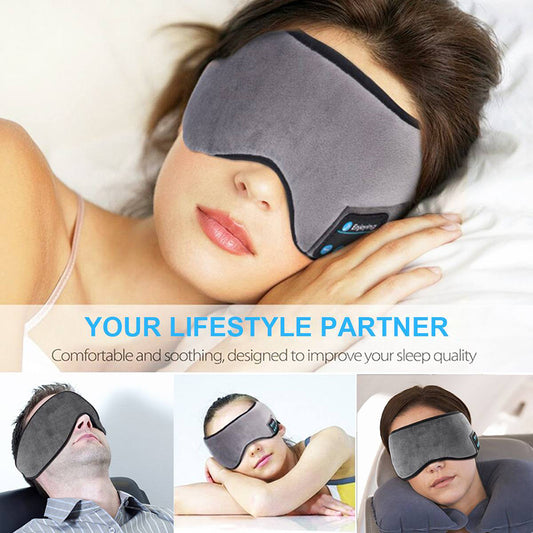 Diadema Bluetooth con Máscara de Dormir y Altavoces Integrados