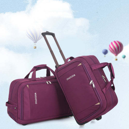 Maleta Trolley de Tela Oxford Plegable para Viajes