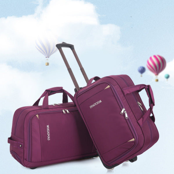 Maleta Trolley de Tela Oxford Plegable para Viajes