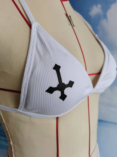 Bikini Realce Angel Demonio con Escote Pronunciado - Traje de Baño Dividido para Mujer - Image 8