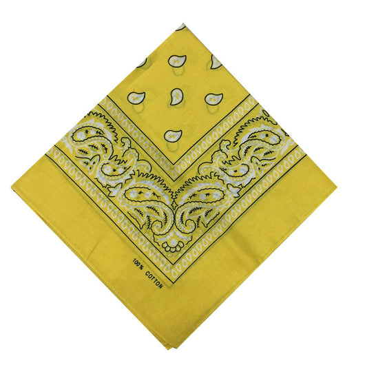 Pañuelo Cuadrado de Algodón con Estampado de Flor de Cajú 55cm - Image 4