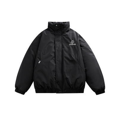 Chaqueta de Plumón de Pato Blanco para Hombre - Corte Holgado - Image 7