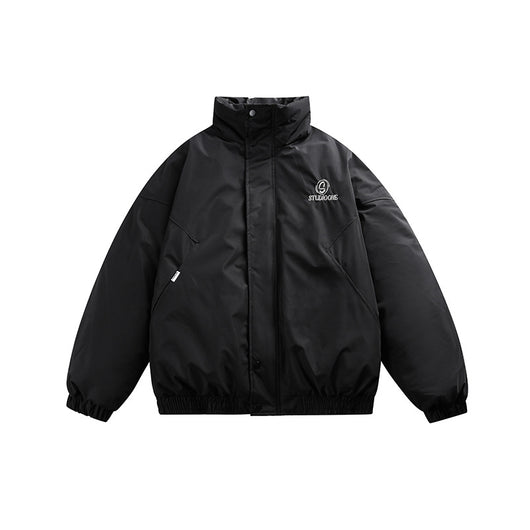 Chaqueta de Plumón de Pato Blanco para Hombre - Corte Holgado - Image 7