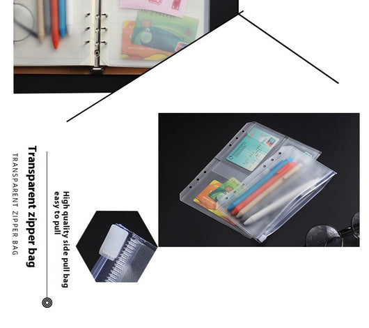 Bolsa Organizadora Transparente con Cierre para Cuadernos A5/A6 y Tarjetas - Image 34