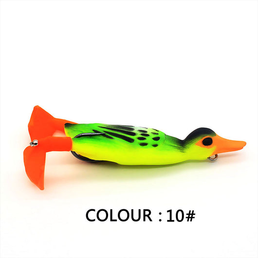Señuelo Pato Flotante 9.5cm con Aletas Giratorias - Cebo Realista - Image 32