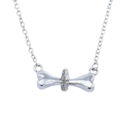 Collar con Dije de Hueso para Perro Adornado con Diamantes - Image 2