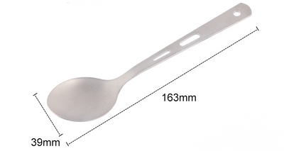 Juego de Cubiertos de Titanio Puro para Camping - Cuchillo, Tenedor y Cuchara Portátil - Image 9