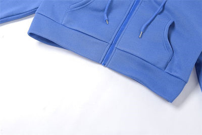Conjunto Casual Sudadera con Capucha y Shorts Rectos - Image 11