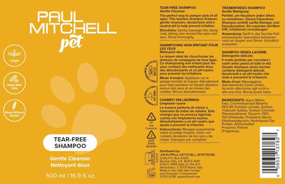 Paul Mitchell Pet Tearless Shampoo - Gentle Cleanser for Pets, Gallon