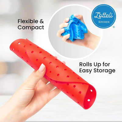 Reusable Air Fryer Liners 3 Pack for 3-5QT or Bigger - 7.5" Square Silicone Airfryer Liner - Easy to Clean Air Fryer Accessories as Seen on the Today Show - Safe Non-Stick Parchment Paper Replacer - Tekeno