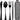 Travel Utensils with Case, Portable Silverware Set for Work, Stainless Steel Reusable Travel Cutlery Set, Fork and Spoon Set for Camping, Picnic, Gadgets, Lunch Box for Men, Black - Tekeno