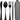 Travel Utensils with Case, Portable Silverware Set for Work, Stainless Steel Reusable Travel Cutlery Set, Fork and Spoon Set for Camping, Picnic, Gadgets, Lunch Box for Men, Black - Tekeno