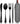 Travel Utensils with Case, Portable Silverware Set for Work, Stainless Steel Reusable Travel Cutlery Set, Fork and Spoon Set for Camping, Picnic, Gadgets, Lunch Box for Men, Black - Tekeno