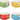Set de 4 cuencos apilables de gres Peanuts – Snoopy y amigos, 14 cm, aptos para microondas y lavavajillas - Tekeno