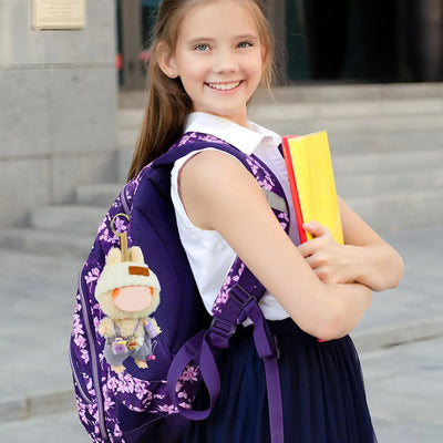 Doll Clothes for Labubu, 17Cm/15Cm Dolls Outfit Set , Luxury Chic Style High-End Fashion Suitable Accessories (No Doll)(Purple) - Tekeno