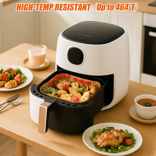 Air Fryer Magnets Silicone Buckle for Parchment Paper Liners, High-Temp Resistant Air Fryer Accessories, Lock Paper from Heating Element or Covering Food, Prevent Burning & Uneven Cooking - Tekeno