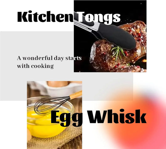 Silicone Cooking Utensils Set for Kitchen, Spoons Spatula Spatulas Accessories, Baking Heat Resistant Cookware De Home, Rubber New Apartment Decor, Plastic Nonstick Turner Tool (Black) - Tekeno