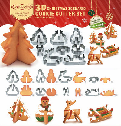 Juego de 8 Moldes para Postres Navideños - Image 5
