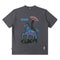 Playera Oversize Suelta American Street de Manga Corta