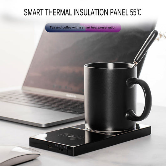 Taza Térmica 2 en 1 con Cargador Inalámbrico y Calentador Eléctrico - Image 11