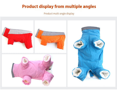 Abrigo Térmico de Algodón Aterciopelado para Perros con Reflectantes - Image 21