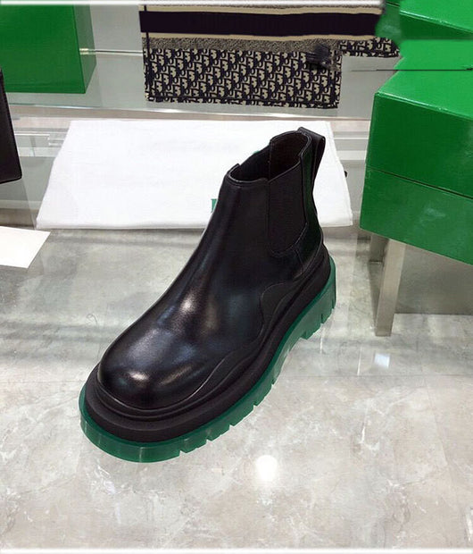 Botas Martin de Cuero con Suela Gruesa para Mujer - Primavera y Otoño - Image 10