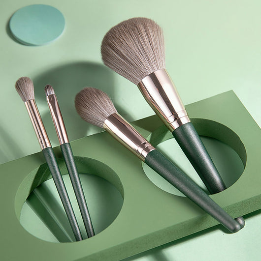 Set de 14 Brochas de Maquillaje Green Cloud - Image 4