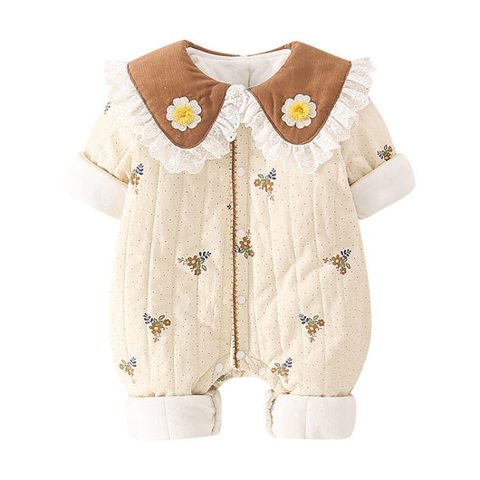 Pijamas Florales de Invierno para Bebé - Image 2
