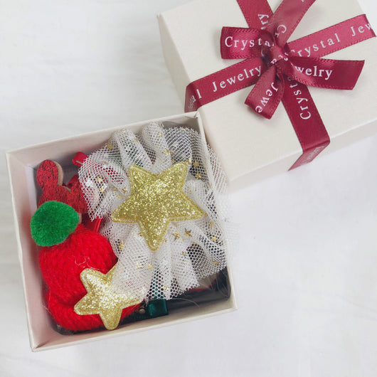 Set de Accesorios para Cabello Infantil - Caja de Regalo Navideña - Image 14