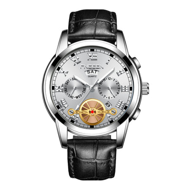 Reloj Multifunción Tourbillon Acero Inoxidable con Banda de Acero - Image 8